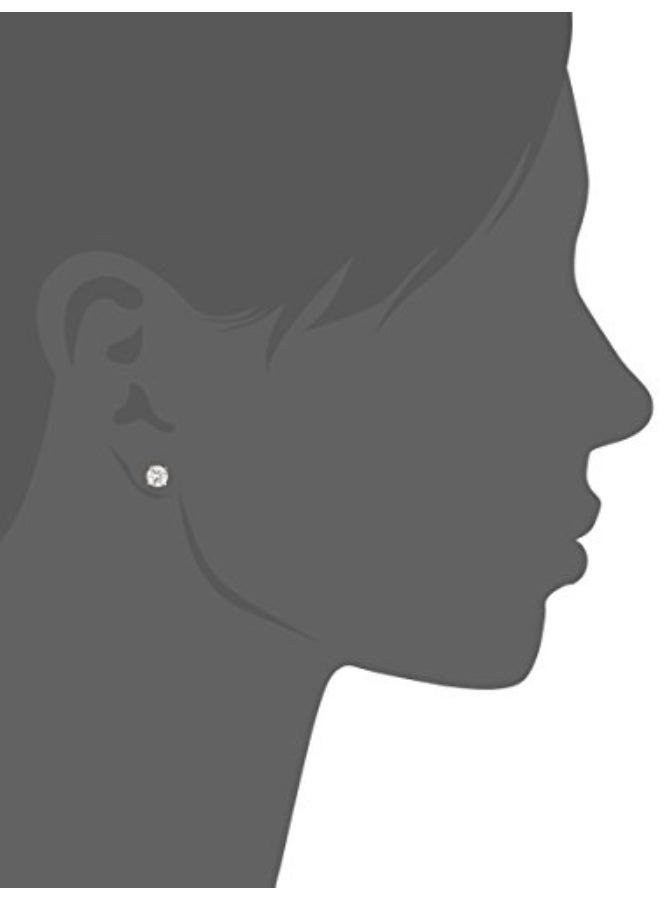 Cubic Zirconia Stud Earrings - Image 2