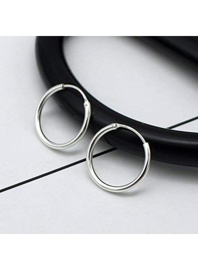 4 Pairs of Hypoallergenic Hoop Earrings - Image 2