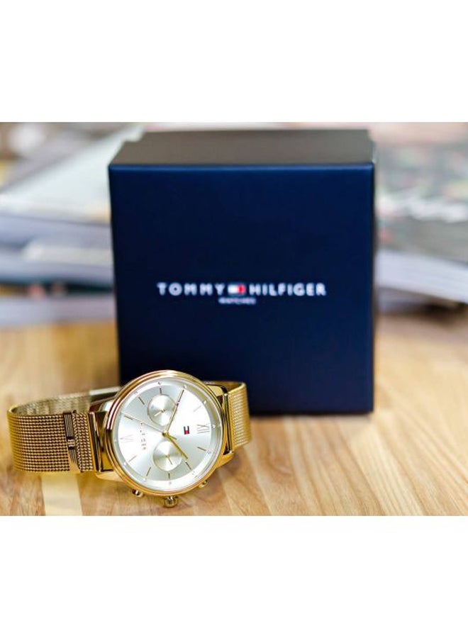 TOMMY HILFIGER - Women's Blake Round Shape Stainless Steel Analog Wrist Watch 38 mm - Gold - 1782302 - Image 1