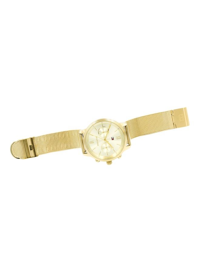 TOMMY HILFIGER - Women's Blake Round Shape Stainless Steel Analog Wrist Watch 38 mm - Gold - 1782302 - Image 1
