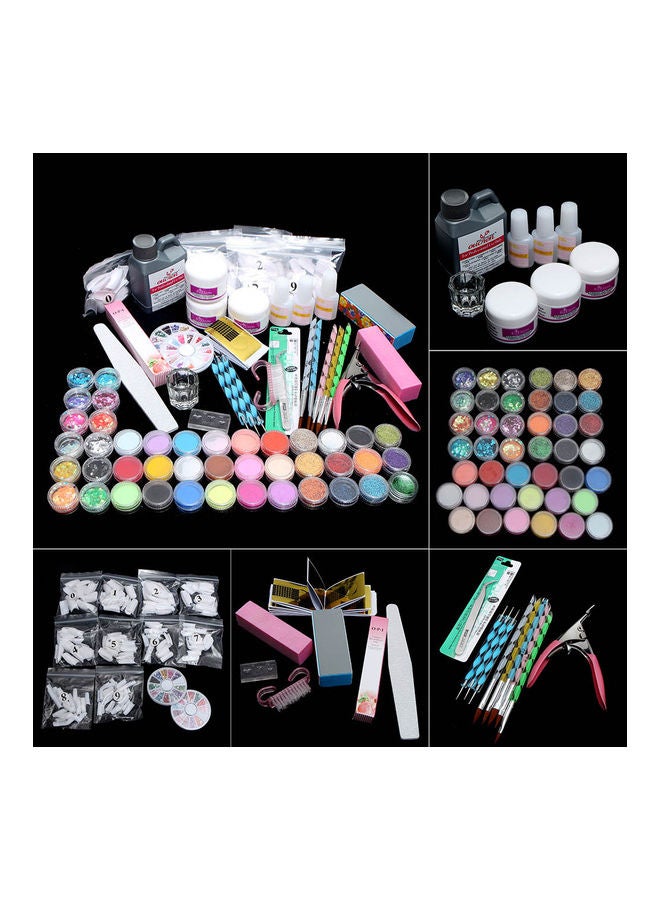 مجموعة أدوات الأظافر متعدد الألوان - Image 3