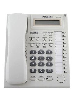 باناسونيك تليفون أحادي الخط بسلك طراز KX-T7730 أبيض/رمادي  - Image 2