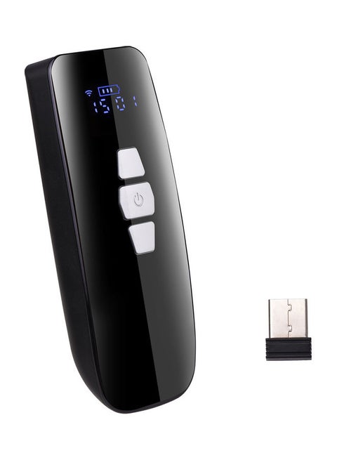 Barcode Scanner With Receiver Black