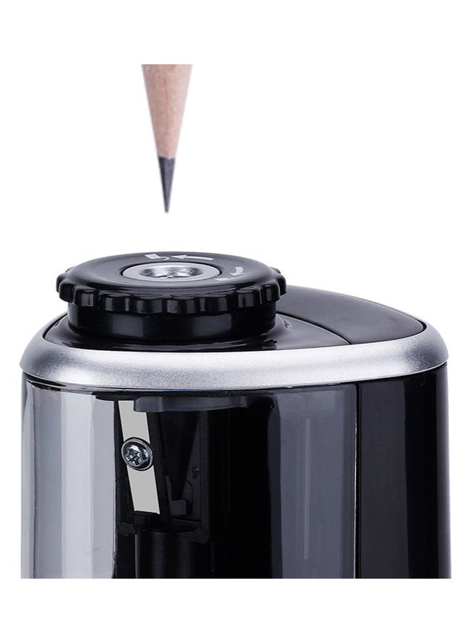 Electric Pencil Sharpener Black/Silver - Image 4