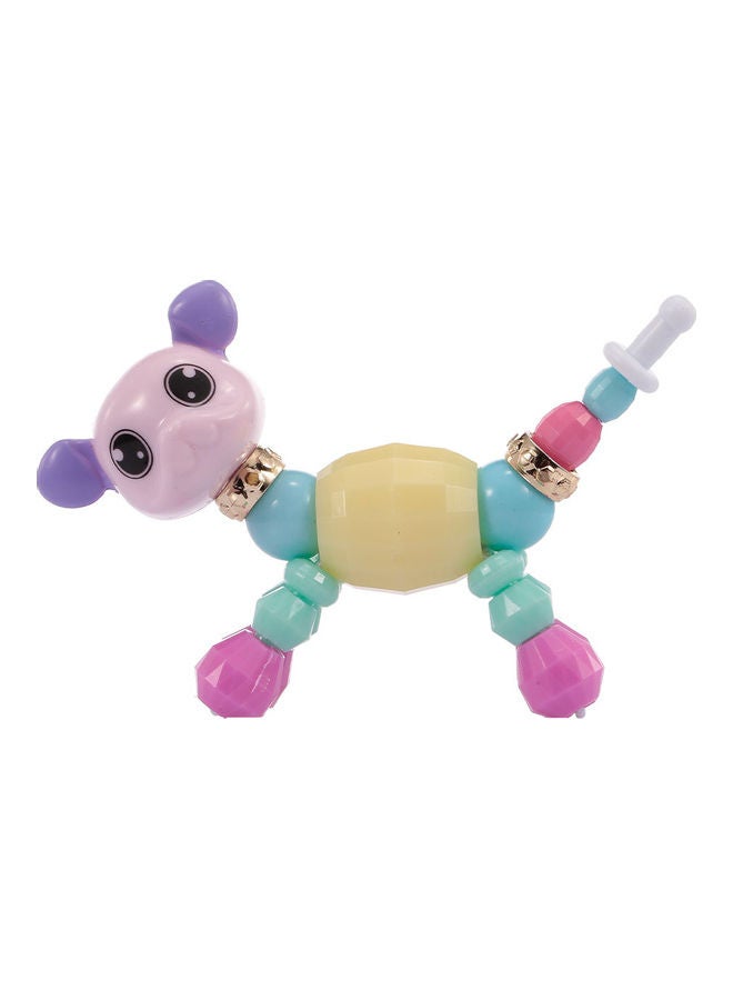 طقم أساور بتصميم حيوانات ملتوية مكون من 4 قطع 26x4x19سم - Image 2