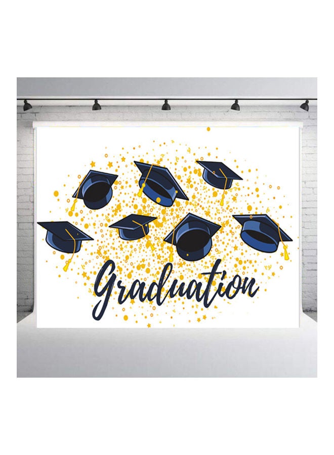 Generic - Graduation Photography Background Yellow/Blue - Image 1