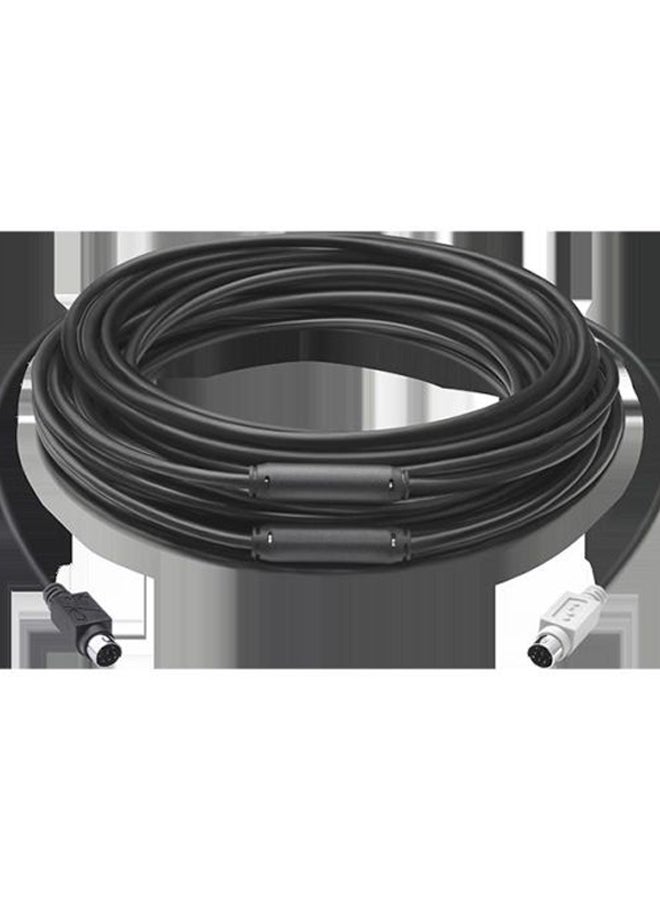 Logitech Group Extended Cable Black  - Image 4
