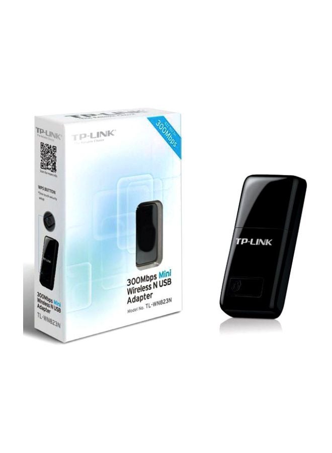 TP-LINK - Tlwn823N 300Mbps Mini Wireless N USB Adapter Black - Image 1
