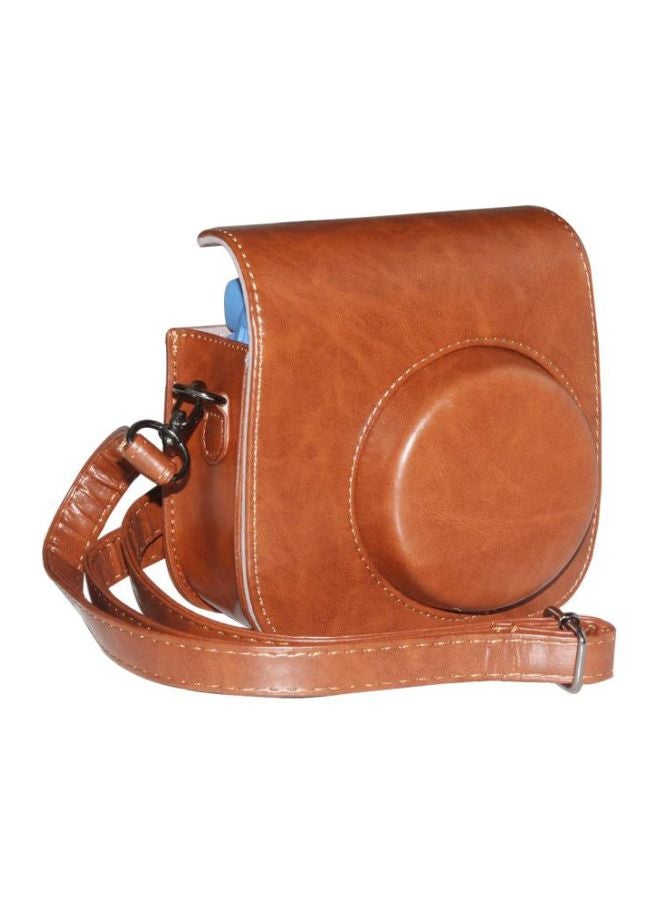 FUJIFILM Instax Mini 8 PU Leather Camera Case Bag Brown  - Image 3