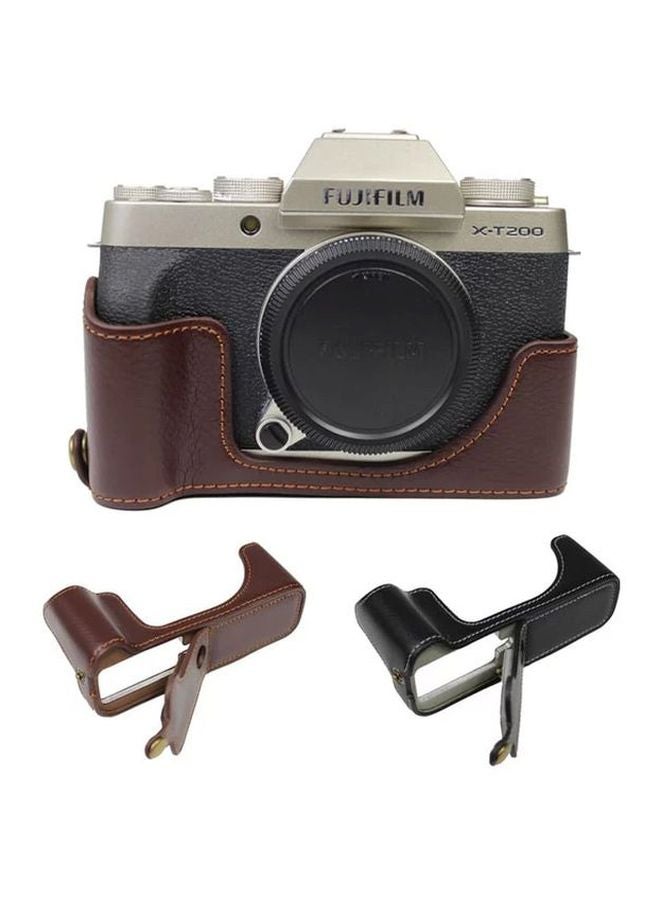 ANDOER Leather Protective Case for GoPro Hero 6/5 Action Camera Coffee - Image 3