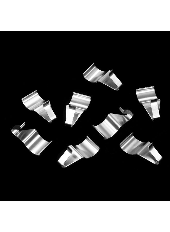 24 Piece Vinyl Siding Hooks Heavy Duty Stainless Drill Free Hanger Silver 9.00x6.5x4.5cm - Image 5