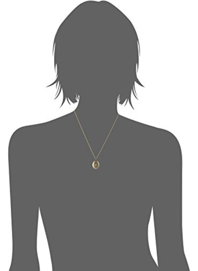14 Karat Gold-Filled Polished Oval Pendant - Image 3
