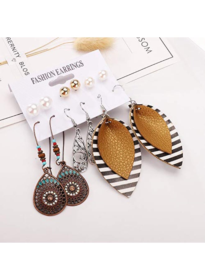 FIFATA 47 Pairs Of Fashion Earrings Set - Image 2