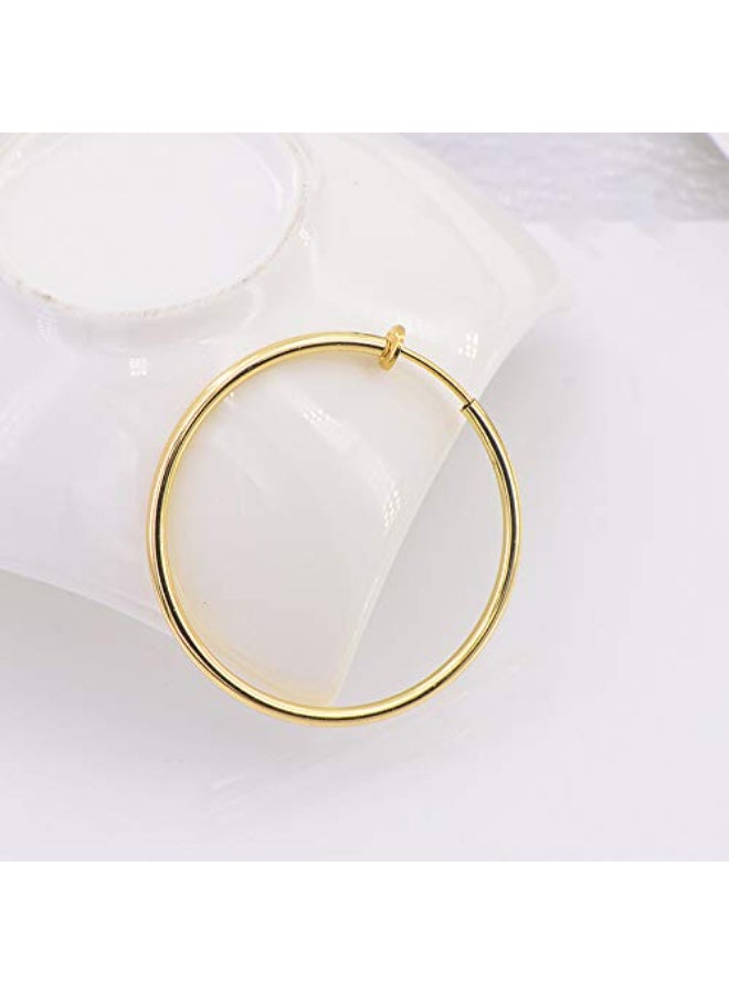 Generic - 4-Piece Clip On Hoop Earrings Set - Image 1