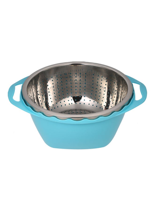 Fruit & Vegetable Washing Basket Light Blue  - Image 5