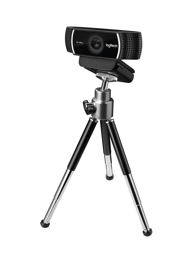 Logitech - C922 Pro Stream Webcam Black - Image 1