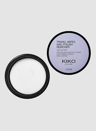 KIKO MILANO Nail Polish Remover Travel Wipes 01 White
