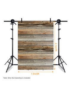 Generic Vinyl Wooden Board Photography Backdrop Multicolour  - Image 3