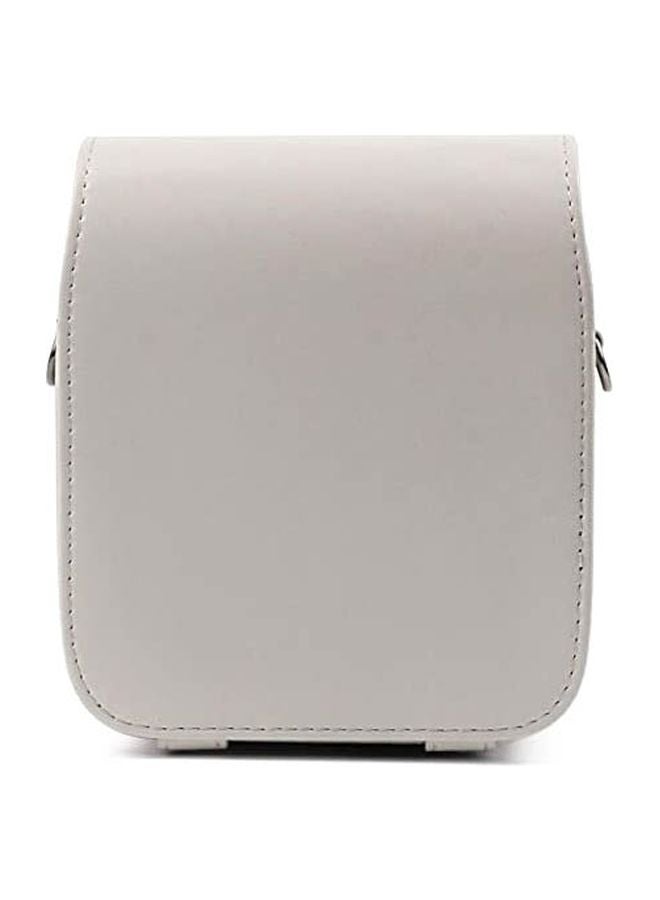 ANDOER PU Leather Camera Case Bag With Adjustable Shoulder Strap White  - Image 2