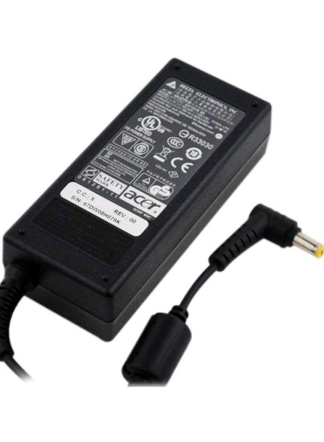 أيسر محول شحن للكمبيوتر المحمول أسود - Image 3