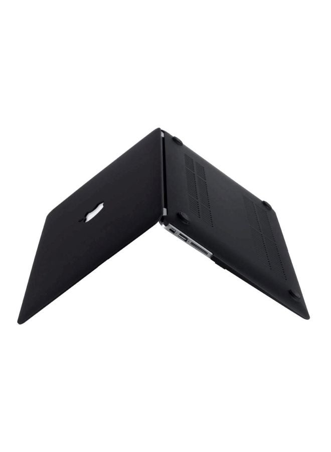ALEESH - Matte Rubber Hard Case For Macbook Air 13-Inch Black - Image 1
