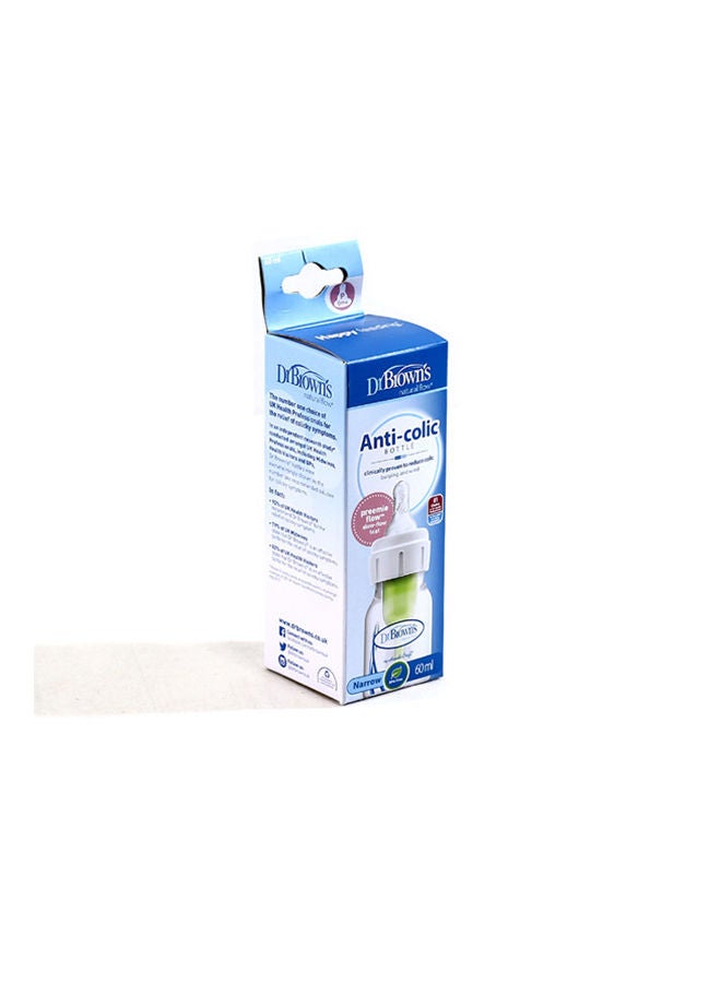 Dr. Brown’s - Bottle 60 Ml With Preemie Nipple - Image 1