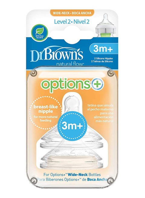 Nipple Level 2( 2-Pack ) 3+
