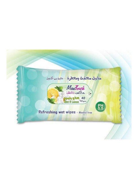 مناديل منعشة ومعطرة - 120 منديل مبلل