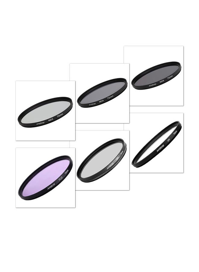 ANDOER Neutral Density Lens Filter 7.2cm Black/Purple/Clear - Image 3