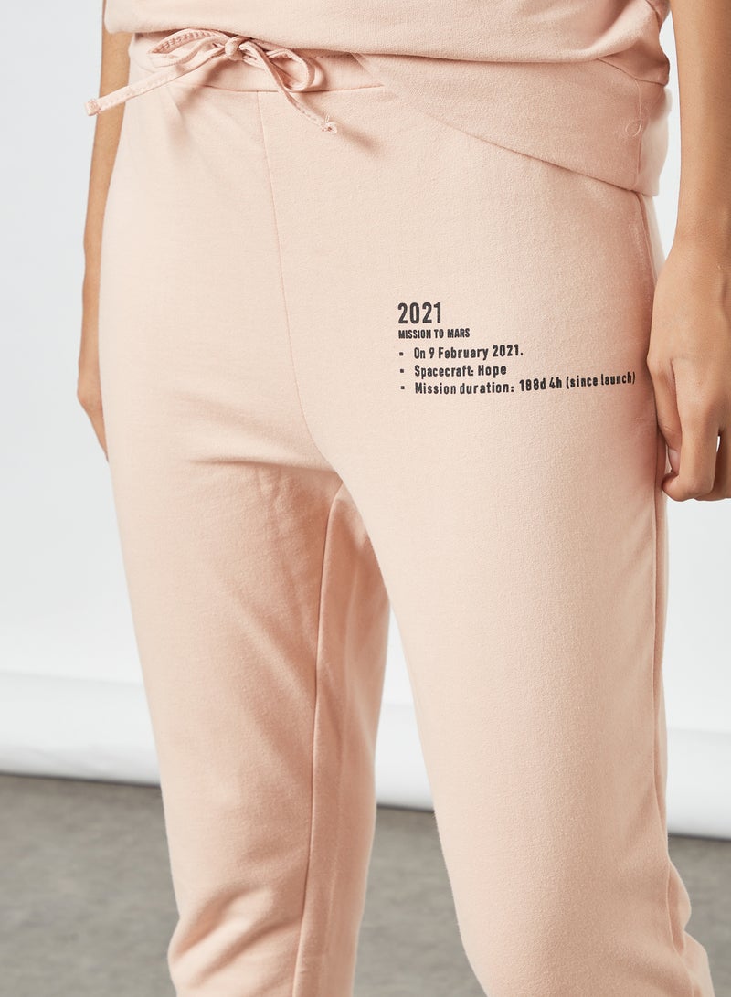 Sivvi x GenM - Mission Mars Slim Pants Pink - Image 1