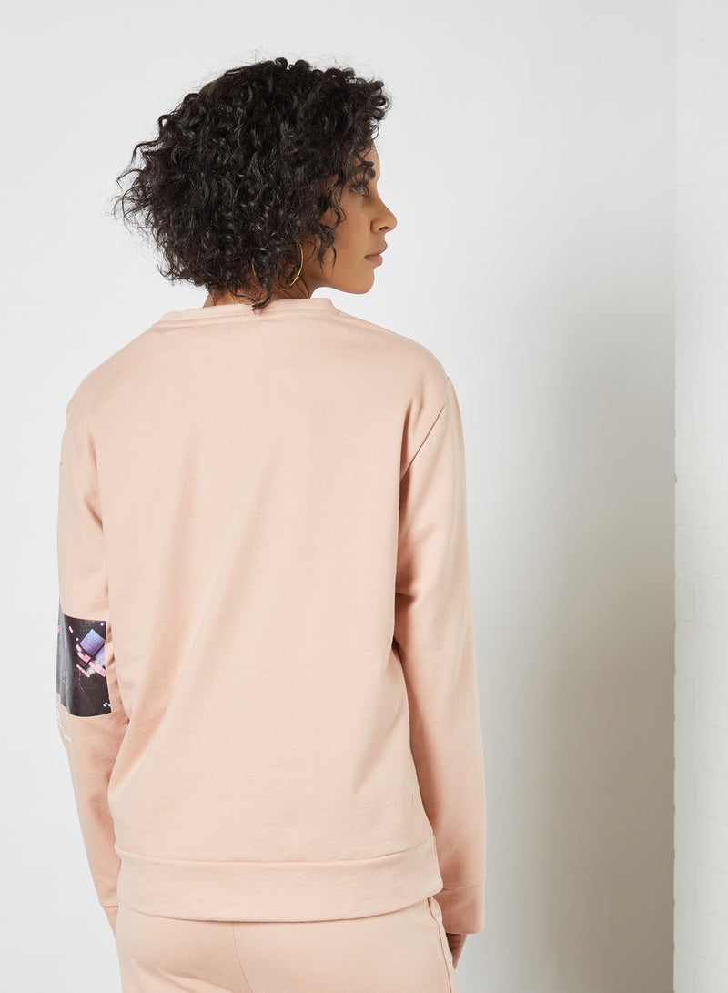 Sivvi x GenM - Mission Mars Sweatshirt Pink - Image 1