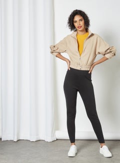 Sivvi x GenM Comfortable Casual High Rise Leggings Black  - Image 2