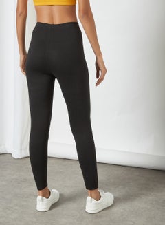 Sivvi x GenM Comfortable Casual High Rise Leggings Black  - Image 3