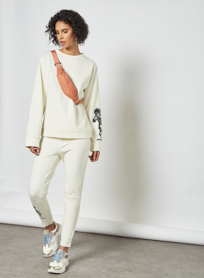 Sivvi x GenM - Mission Mars Slim Pants Beige - Image 1