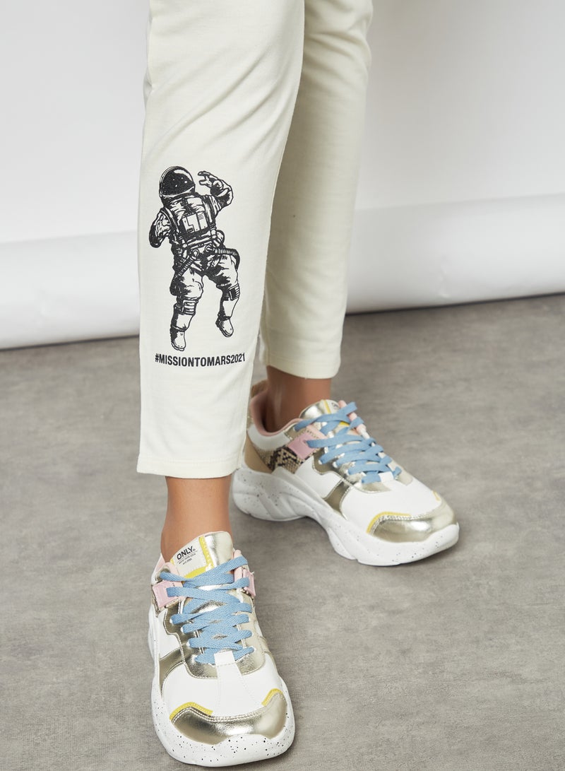 Sivvi x GenM - Mission Mars Slim Pants Beige - Image 1