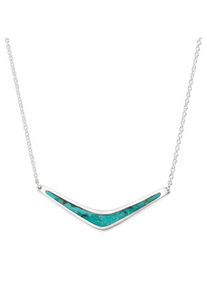 Reversible Boomerang Turquoise Necklace - v1618681377/N45732787A_1