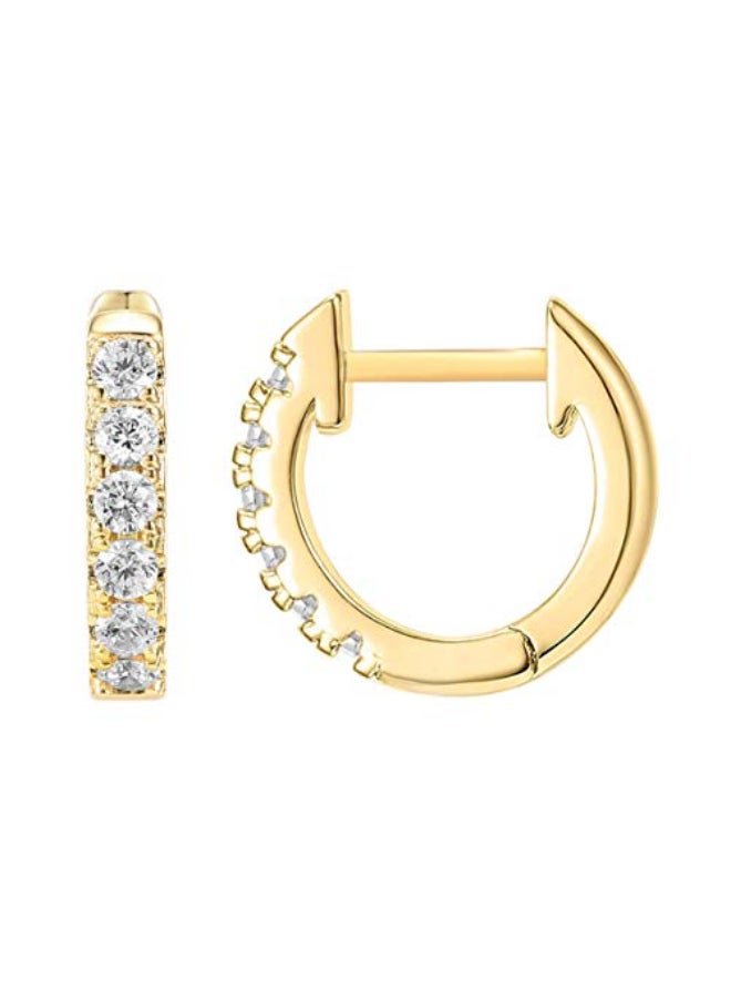 بافوا أقراط ملتفة حول الأذن مرصعة بالزركونيا المكعبة - Image 1