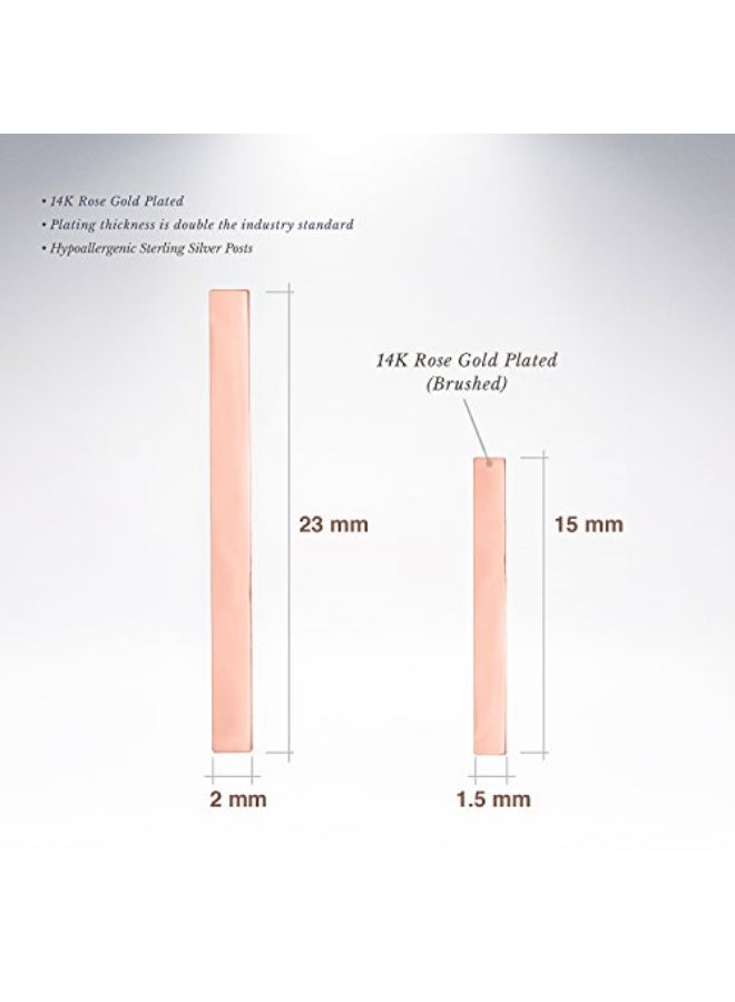 بافوا أقراط أنيقة على شكل لوح صغير - Image 2