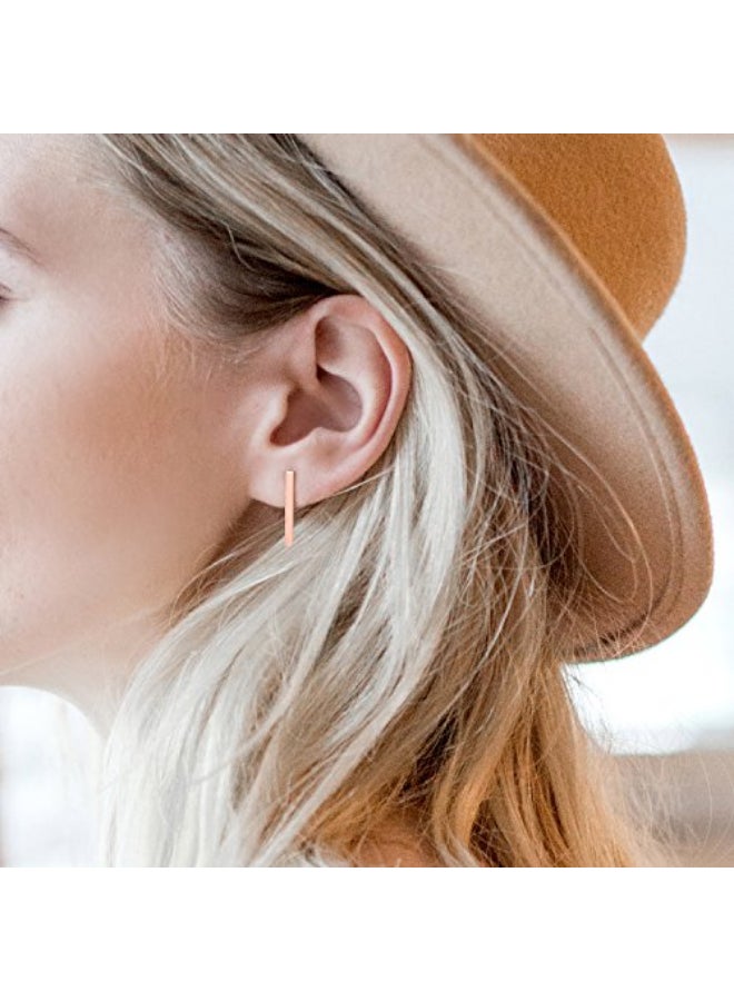 بافوا أقراط أنيقة على شكل لوح صغير - Image 3