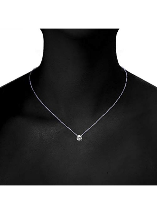 PAVOI - CZ Dainty Choker Necklace - Image 1