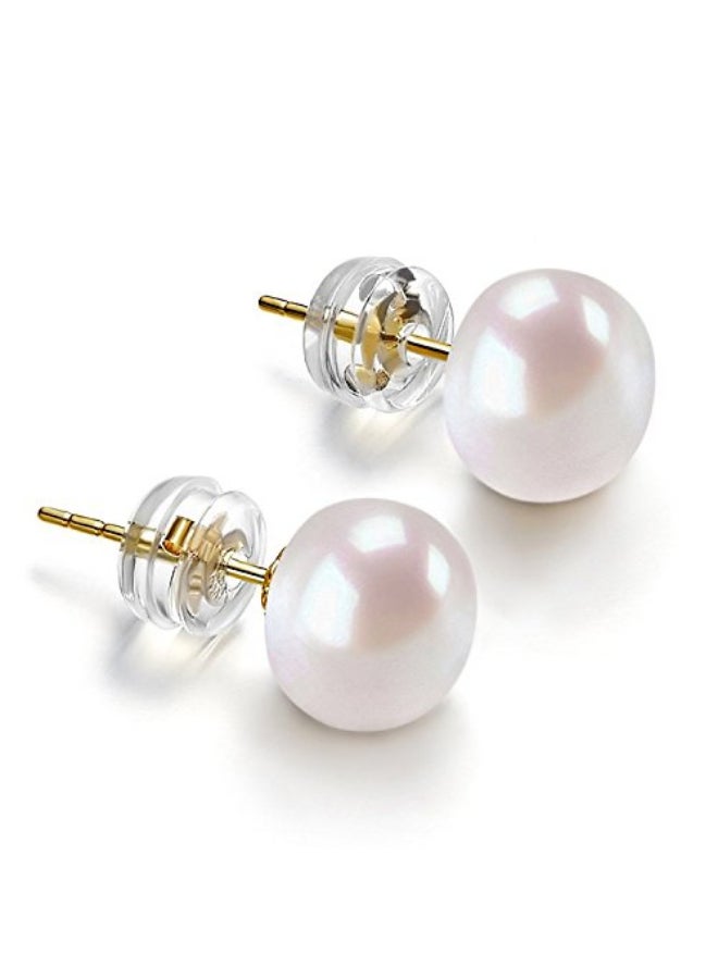 Button Pearl Stud Earrings - v1618681390/N45744522A_1