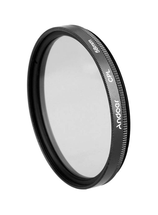 ANDOER - Circular Polarized Lens Filter 5.8cm Black/Clear/White - Image 1