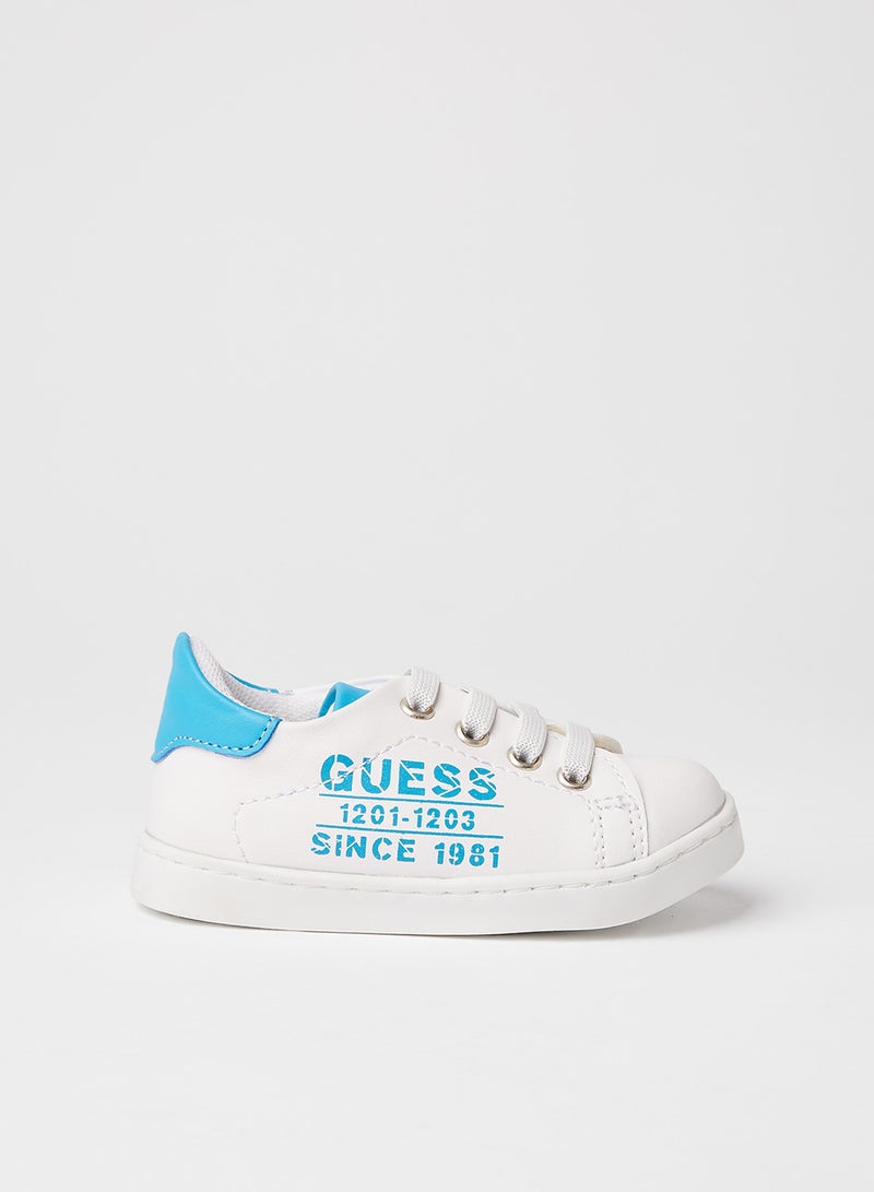 GUESS - Kids Andrea Logo Sneakers Off White - Image 1