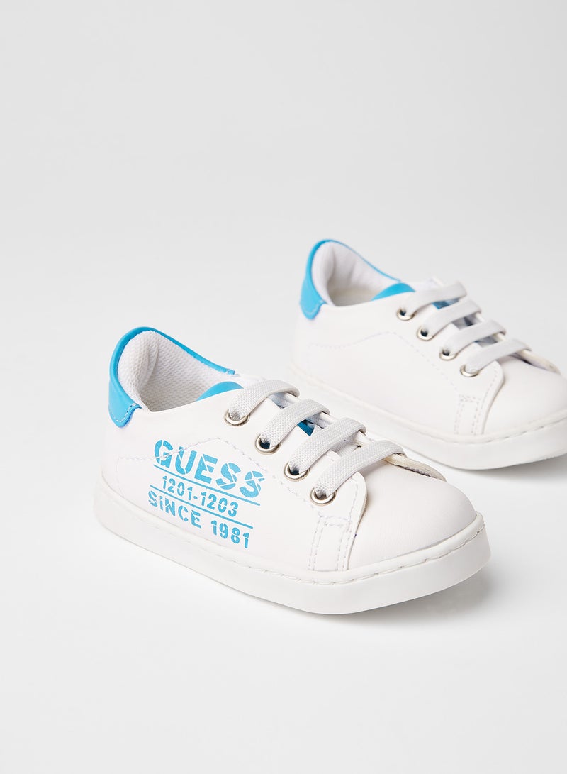GUESS - Kids Andrea Logo Sneakers Off White - Image 1