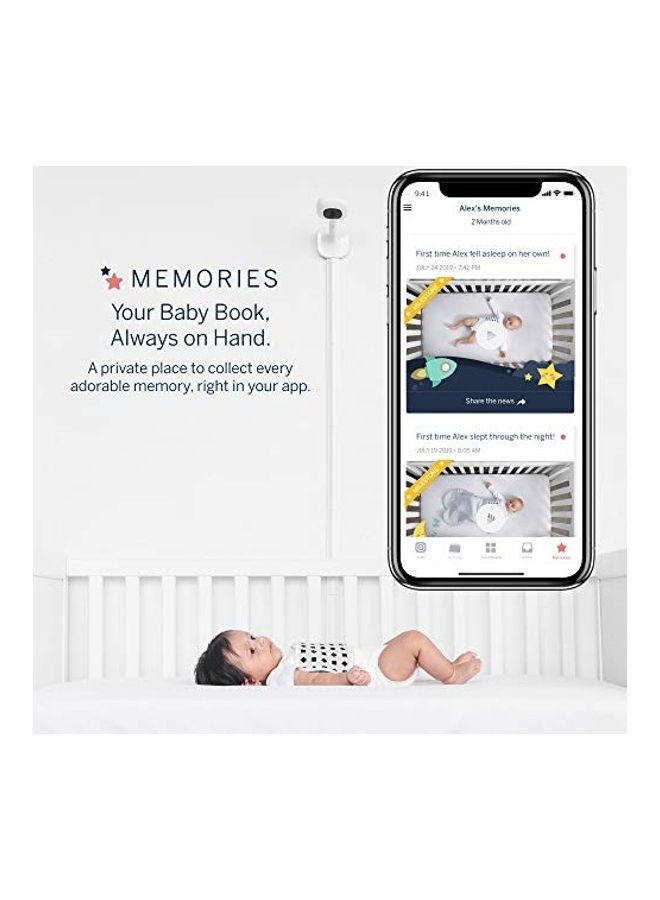 Nanit Pro Smart Baby Monitor With Wall Mount - Image 3