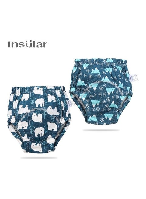 2-Piece Printed Training Pant Diaper Set