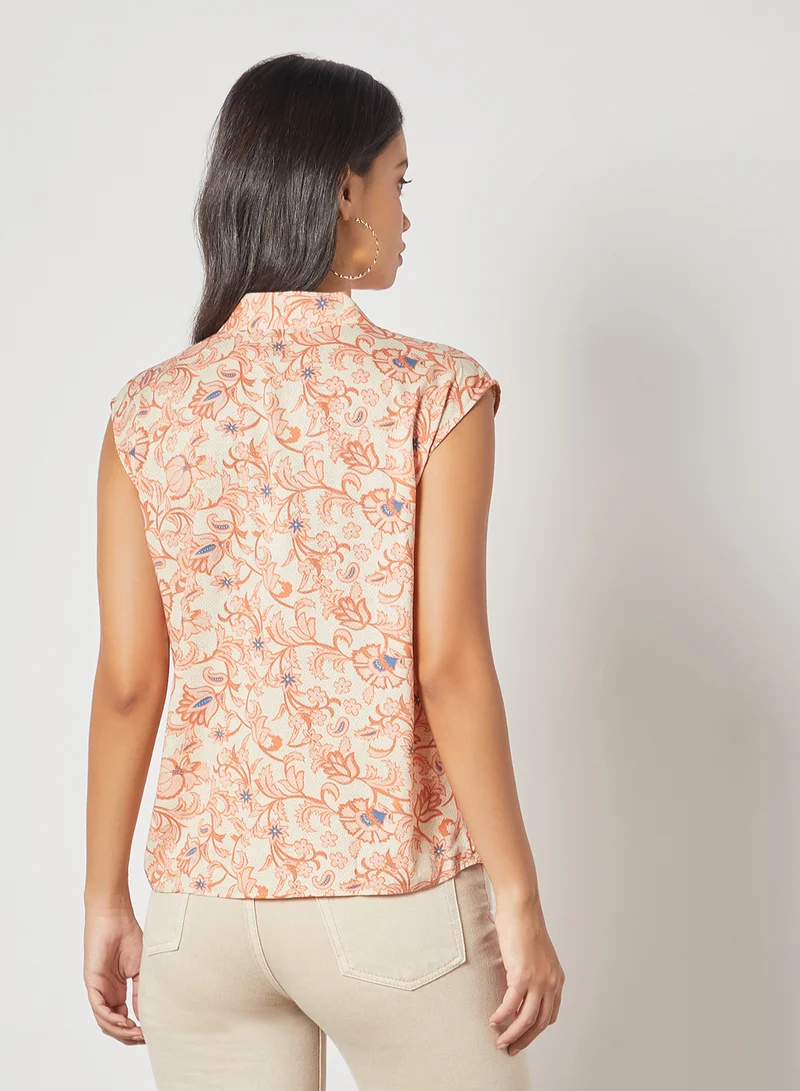 Y.A.S Printed Blouse Dawn