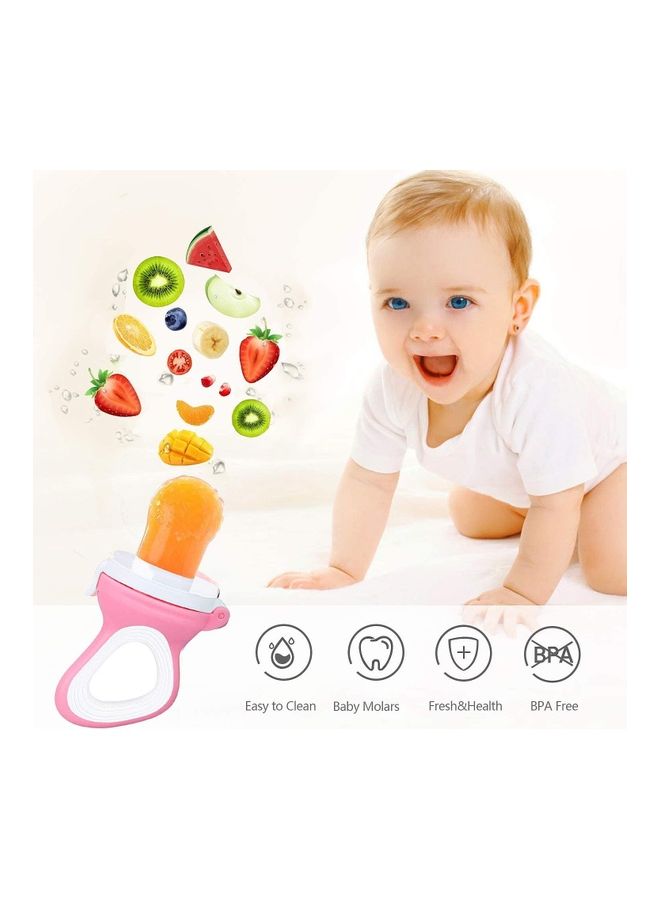 NuSense 5-Piece Baby Fruit Feeder Pacifier With Replacement Silicone Teat - Image 3
