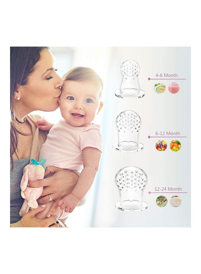 NuSense 5-Piece Baby Fruit Feeder Pacifier With Replacement Silicone Teat - Image 2
