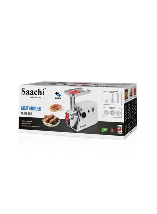 Meat Grinder 0.0 W NL-MG-964 White